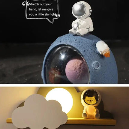 Decorative Resin Planet Night Light for Home Atmosphere | Syndmart