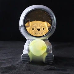 Resin Astronaut and Star Night Light Home Decor