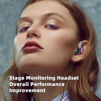 QKZ AK6 PRO HiFi Subwoofer In-Ear Wired Headphones with Mic, Colorful, Black, White, Green in-ear model shown