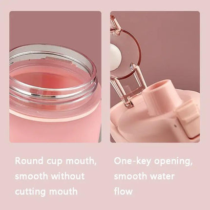 1000ml Gradient Plastic Sports Water Cup For Daily Hydration