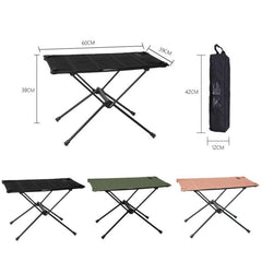 ShineTrip A378 Lightweight Folding Camping Table with Oxford Cloth and Alloy Frame