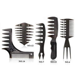 Ergonomic Wide-Tooth Beard Comb for Stylish Men