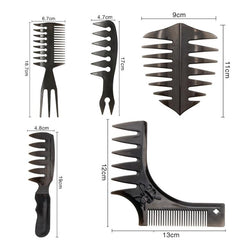 Ergonomic Wide-Tooth Beard Comb for Stylish Men