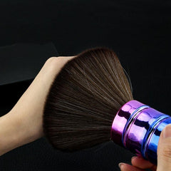 Electroplated Hair Cleanup Brush for Neck and Hair Removal