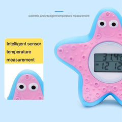 Cute Cartoon Baby Bath Water Thermometer with Digital Display and Alarm