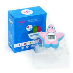 Cute Cartoon Baby Bath Water Thermometer with Digital Display and Alarm