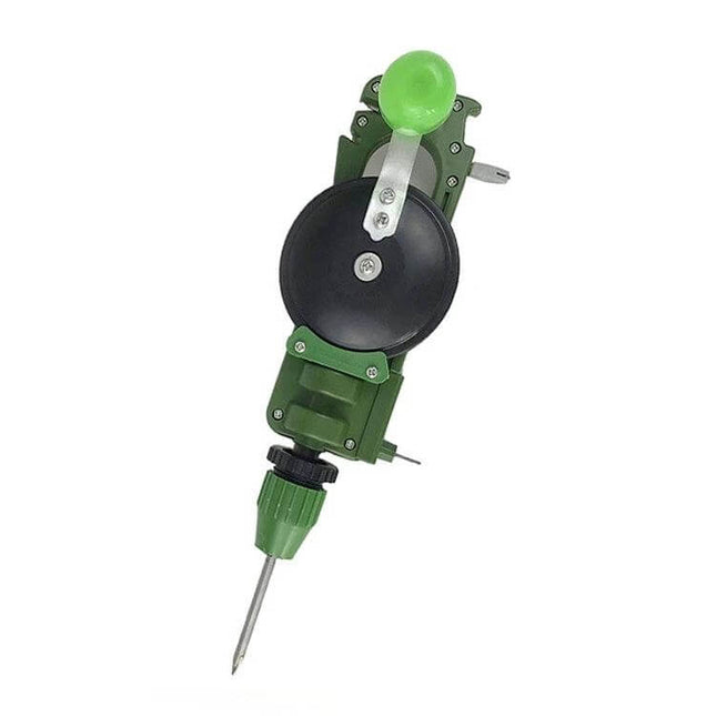 Hand Operated Hole Puncher For Glass And Household Use - green alloy steel manual drill and punch for glass, plastic, wood, metal, DIY repairs