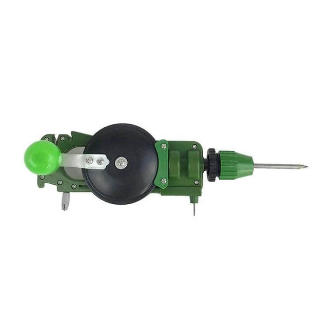 Hand Operated Hole Puncher For Glass And Household Use – compact alloy steel manual drill for fiberglass, plastic, wood, thin metal DIY repairs