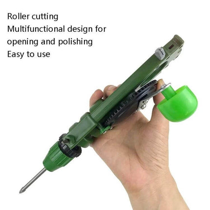 Hand Operated Hole Puncher For Glass And Household Use compact alloy steel manual tool for drilling and punching through glass plastic wood metal