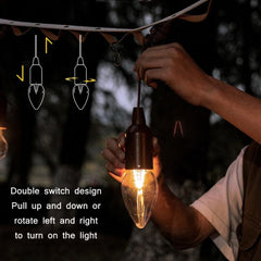 Outdoor LED Pull-Switch Mood Light for Camping Tents