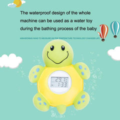 Kids' Cartoon Tortoise Bath Water Thermometer with Digital Display