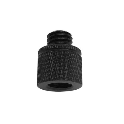 Aluminum Alloy Screw Adapters for Thread Connections - knurled black aluminum camera tripod screw adapter, rust-resistant, secure fit