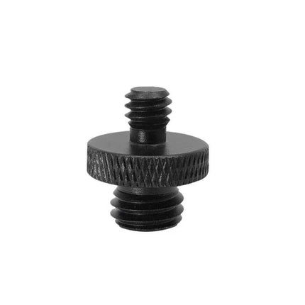 Aluminum Alloy Screw Adapters for Thread Connections — black anodized adapter for tripod and camera secure attachment, rust-resistant, knurled grip