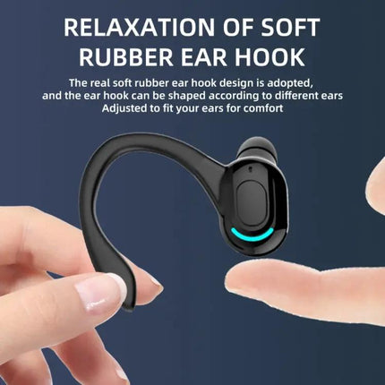 F8 Bluetooth 5.1 Ear-Mounted Stereo Wireless Sports Earphone, Single Earphone (Black+Red), Single Earphone (Black+Blue), Single Earphone (Black+Green), Single Earphone (Black), Single Earphone (White)