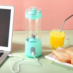 Portable 6-Blade Electric Juice Blender Cup