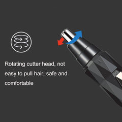 Compact BD-9300 Electric Nose and Hair Trimmer Set