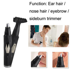 Compact BD-9300 Electric Nose and Hair Trimmer Set