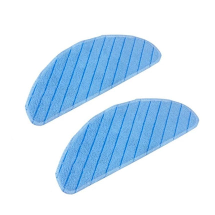 Ecovacs Deebot T9 AIVI Replacement Kit with Brushes and Filters - two blue microfiber mopping rags compatible with T9 AIVI and T9 AIVI+
