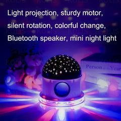 Starry Sky Bluetooth Music Projector Lamp