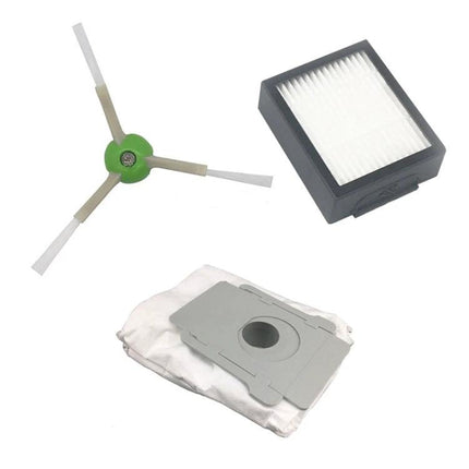 Robot Vacuum Cleaner Replacement Kit: Dust Bags, Filters, Brushes compatible with iRobot I7 E5 E6 for 101-150 sqm home maintenance