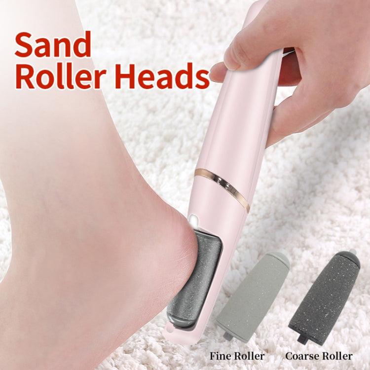 USB Rechargeable Electric Foot File with LED Light