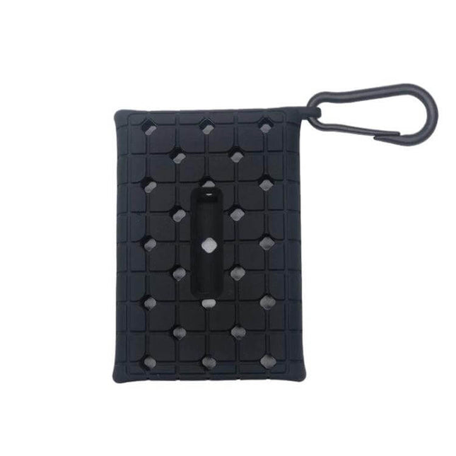 Durable Silicone Protective Case for Samsung Mobile SSD Drives - black silicone case with carabiner for travel protection