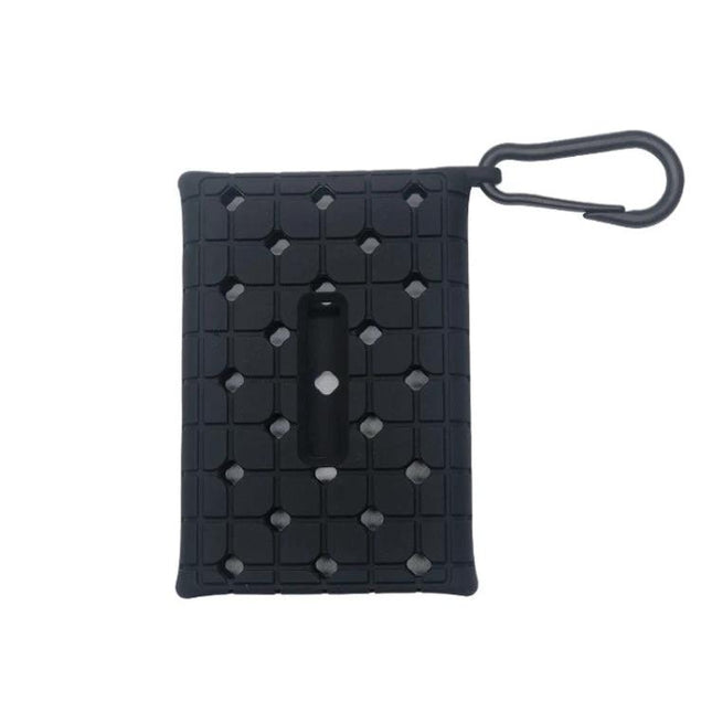 Durable Silicone Protective Case for Samsung Mobile SSD Drives black textured with carabiner for travel protection