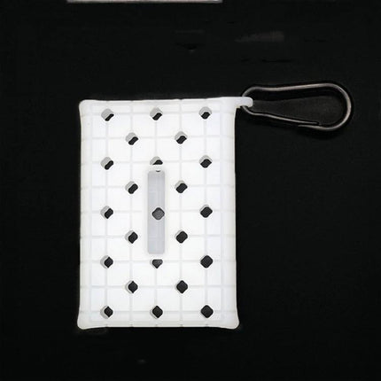 Durable Silicone Protective Case for Samsung Mobile SSD Drives white silicone case with grid ventilation and clip