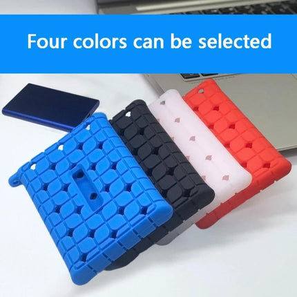 Durable Silicone Protective Case for Samsung Mobile SSD Drives in four colors blue black white red textured grip