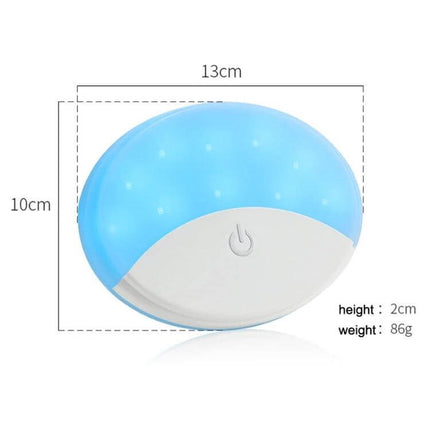 Car Reading Led Trunk Light Dual Color With Magnetic Mount compact blue-white dual-color LED trunk light with touch switch and magnetic mount
