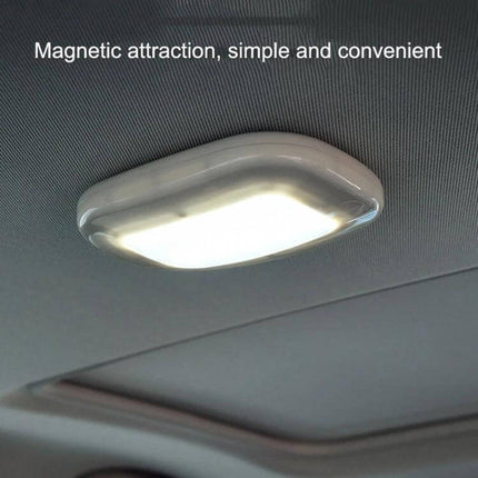 Car Reading LED Trunk Light - Black Shell For Trunk Illumination magnetic-mounted LED light showing bright trunk illumination and easy installation