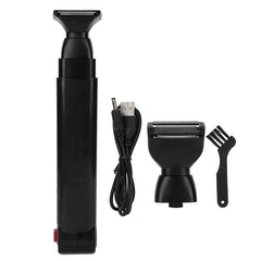 Rechargeable 2-in-1 Back Shaver with USB Charging and Ultra-Wide Blade