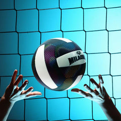 BrightGlow Machine-Stitched PU Volleyball No.5 for Training and Competition