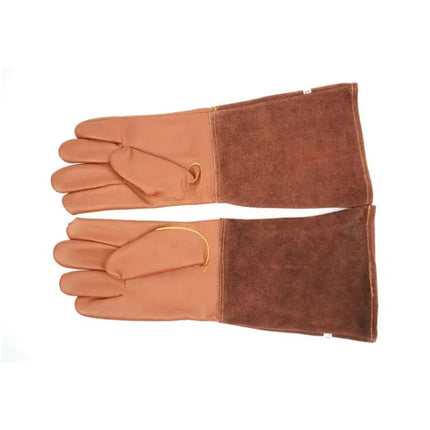 Floral Garden Cut-Resistant Leather Gloves, Sizes S to XL | Syndmart