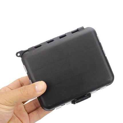 Road Squid Hook Accessories Set 160-Piece for Sea Fishing compact ABS storage box held in hand, sea fishing hooks and weights kit