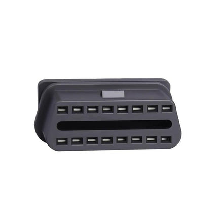 Connector for Everyday Car Diagnostic and Maintenance Needs - black OBD-II plug-and-play diagnostic connector for home vehicle troubleshooting