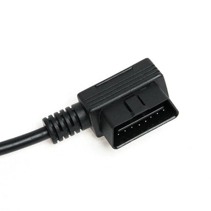 Practical OBD2 Cable for Everyday Vehicle Maintenance Checks - black OBD2 connector cable for quick diagnostic checks
