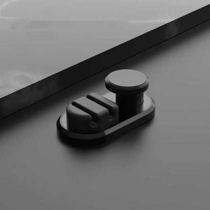 3-Pack Car Sticky Storage Data Cable Hook For Home And Car on car dashboard holding charging cord and earphones, ABS silicone compact 5.2x2.7x1.95 cm
