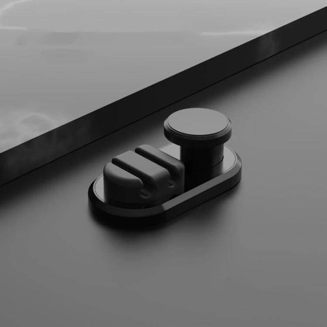 3-Pack Car Sticky Storage Data Cable Hook For Home And Car on car dashboard holding charging cord and earphones, ABS silicone compact 5.2x2.7x1.95 cm
