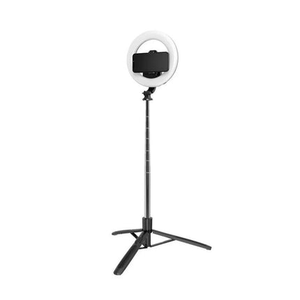 Extendable Selfie Stick for Travel and Daily Moments with ring light and tripod stand for steady photos and videos