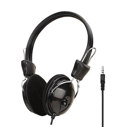 Soyto Computer Headset Black Over-Ear For Online Classes lightweight black over-ear headset with soft cushions for long calls