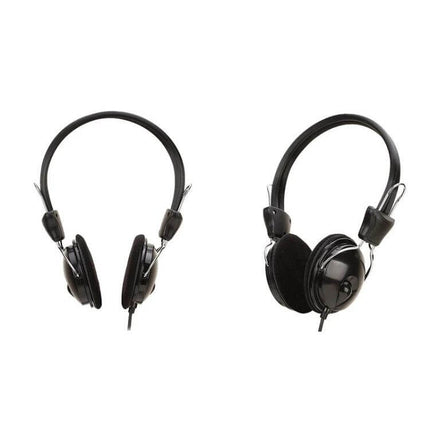 Soyto Computer Headset Black Over-Ear For Online Classes lightweight black headset with soft cushions for long calls