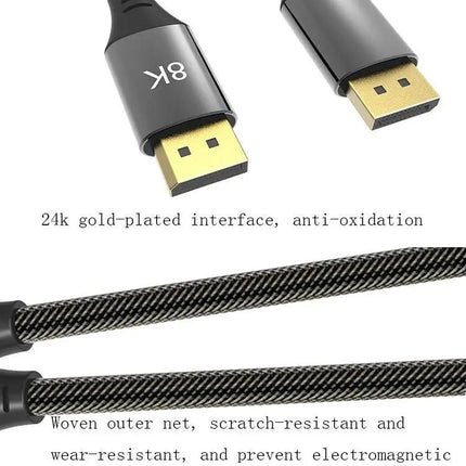 DisplayPort Male to Male Cable for High-Resolution Monitors | Syndmart