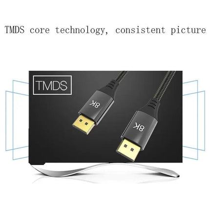 DisplayPort Male to Male Cable for High-Resolution Monitors | Syndmart