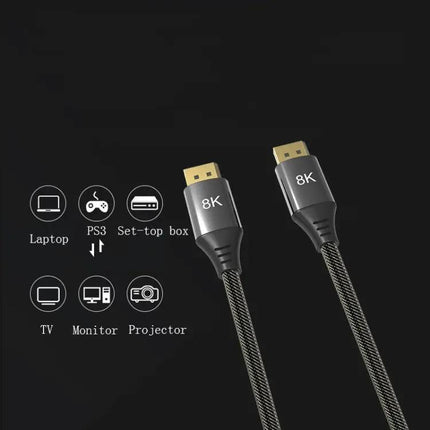 DisplayPort Male to Male Cable for High-Resolution Monitors | Syndmart