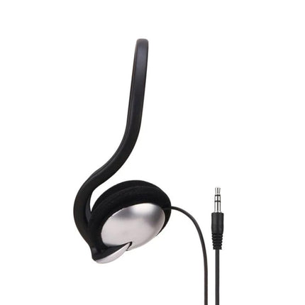Soyto Wired Headset for Everyday Student Music Practice - lightweight black over-ear wired headset with 3.5mm jack
