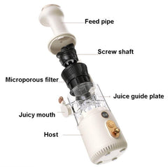 Retro 45W Wireless Fruit Juicer with Intelligent Display and High Juice Yield