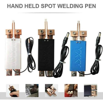Integrated Spot Welder Mini Handheld Pen For Battery Pack Assembly compact pen with copper strips and cable for battery pack welding