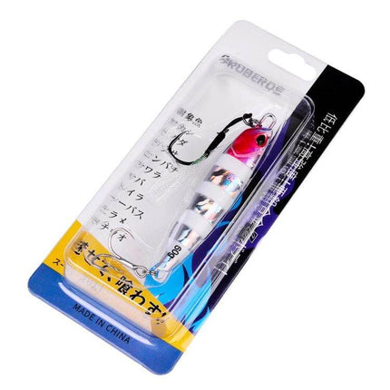 Simulation Metal Sea Fishing Bait 40g For Saltwater - high-reflectivity conical metal lure with corrosion-resistant finish, integrally pressed body in retail blister pack