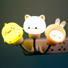 Cartoon USB Mini Night Light with Remote Control